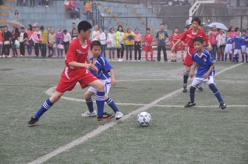 河南校园足球普及率全国第一，年设立736所特色学校。