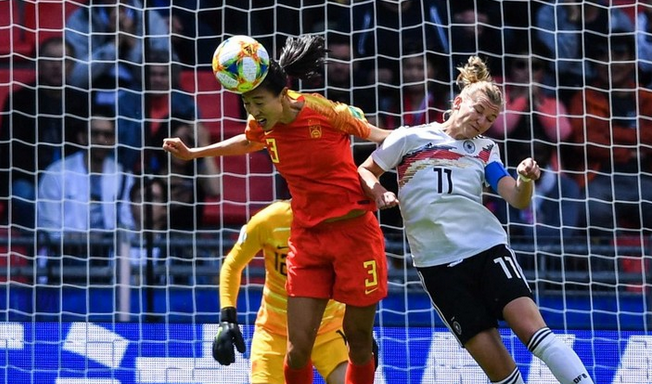 世界杯 德国女足1球小胜中国女足