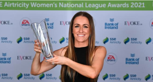 墨菲获得爱尔兰2021女足联赛最高奖