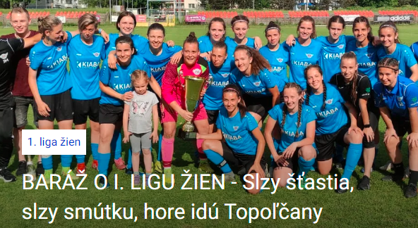 斯洛伐克第1届女子职业足球联赛圆满结束
