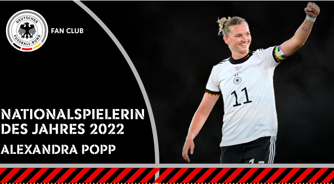 德国女足国脚波普获评2022年最佳女球员