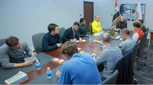 足协官员会见伊拉克国奥教练管理团队