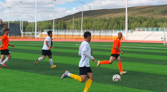 阿巴嘎旗法院干警参加全旗第五届足球比赛