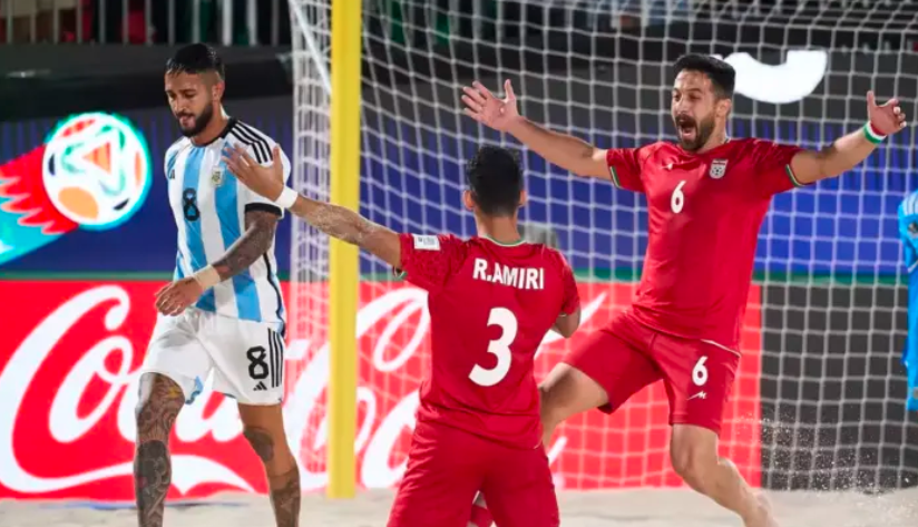 沙滩足球2024年世界杯 伊朗击败阿根廷